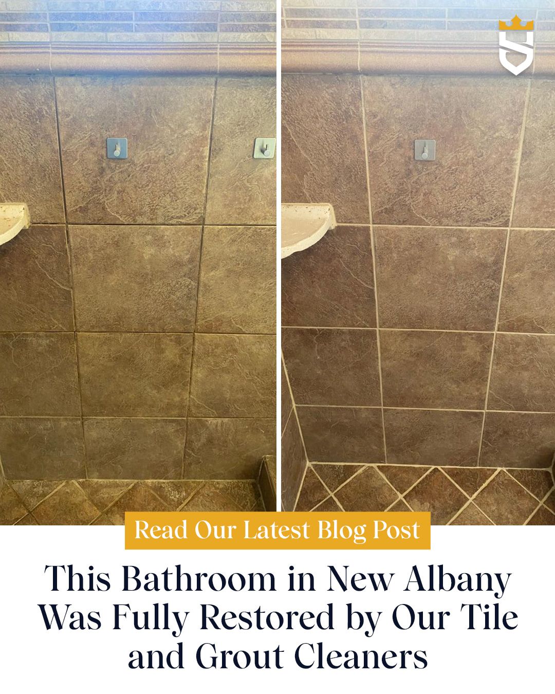 This Bathroom in New Albany Was Fully Restored by Our Tile and Grout Cleaners