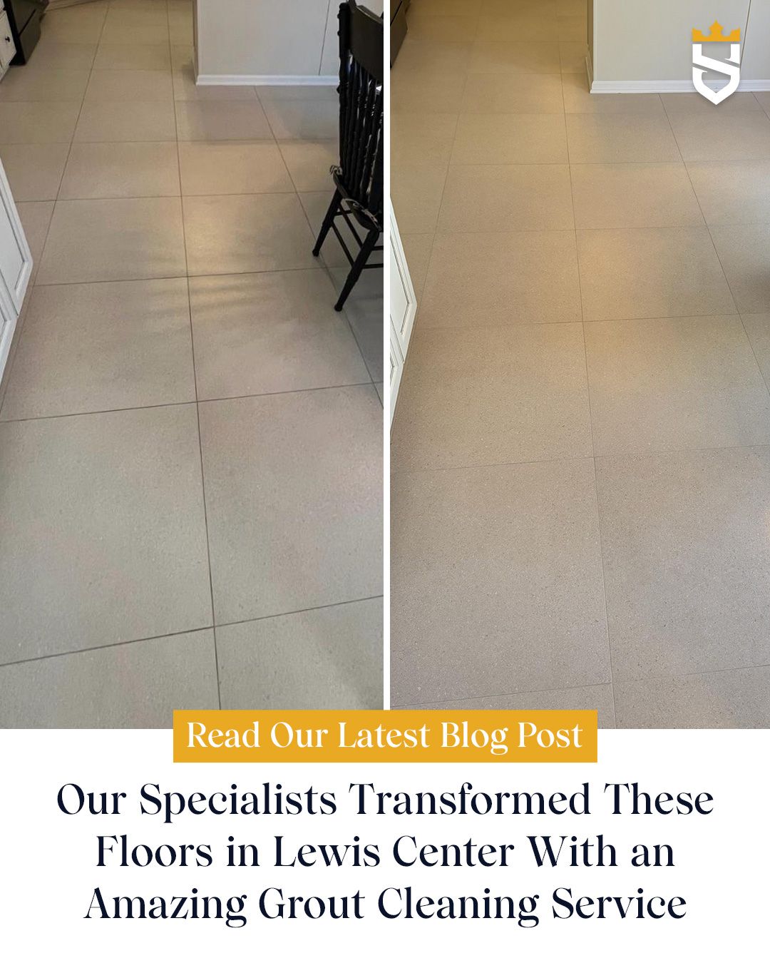 Our Specialists Transformed These Floors in Lewis Center With an Amazing Grout Cleaning Service