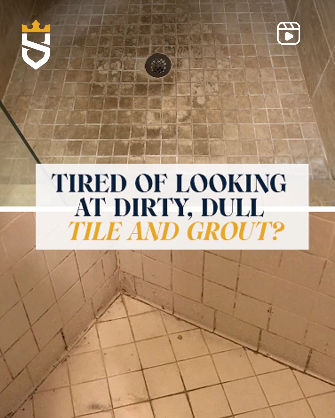 Tired of Looking at Dirty, Dull Tile and Grout?