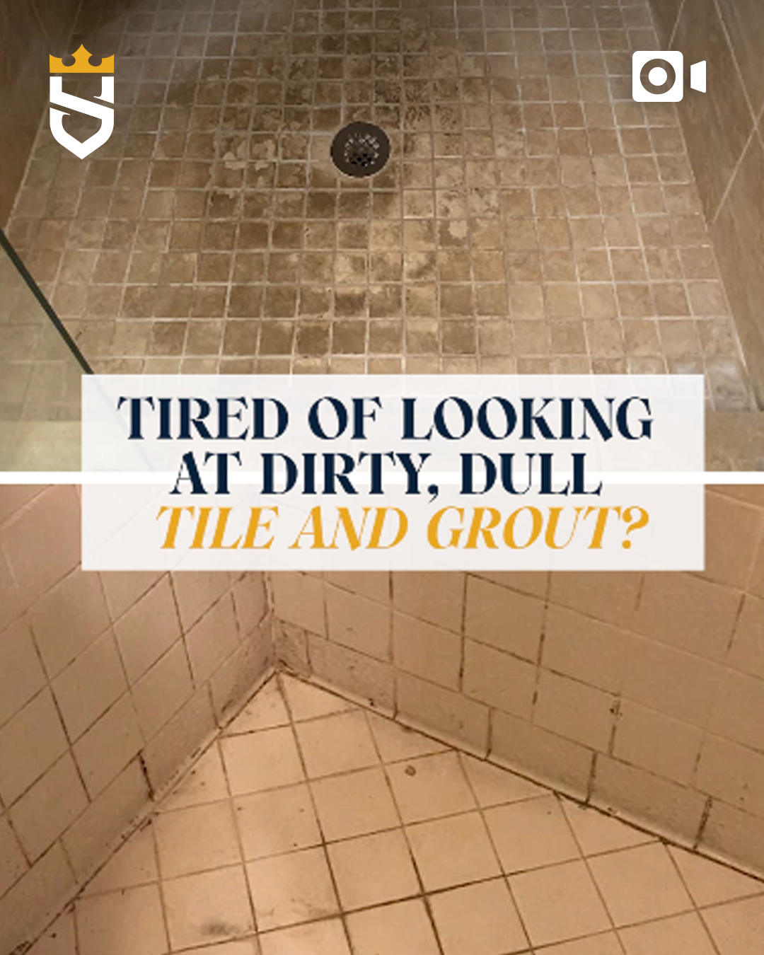 Tired of Looking at Dirty, Dull Tile and Grout?